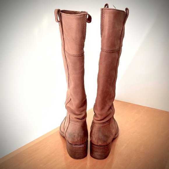 Halogen Tall Distressed Leather Riding Boot - Like New! - Picture 4 of 14